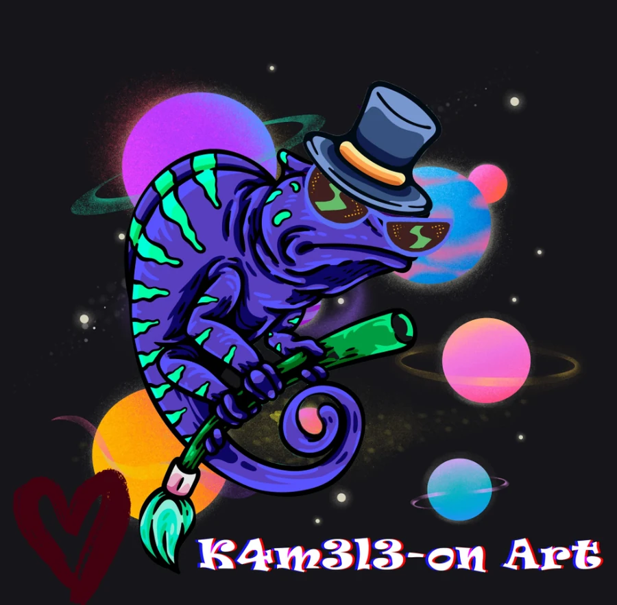 Logo K4m3l3on Art